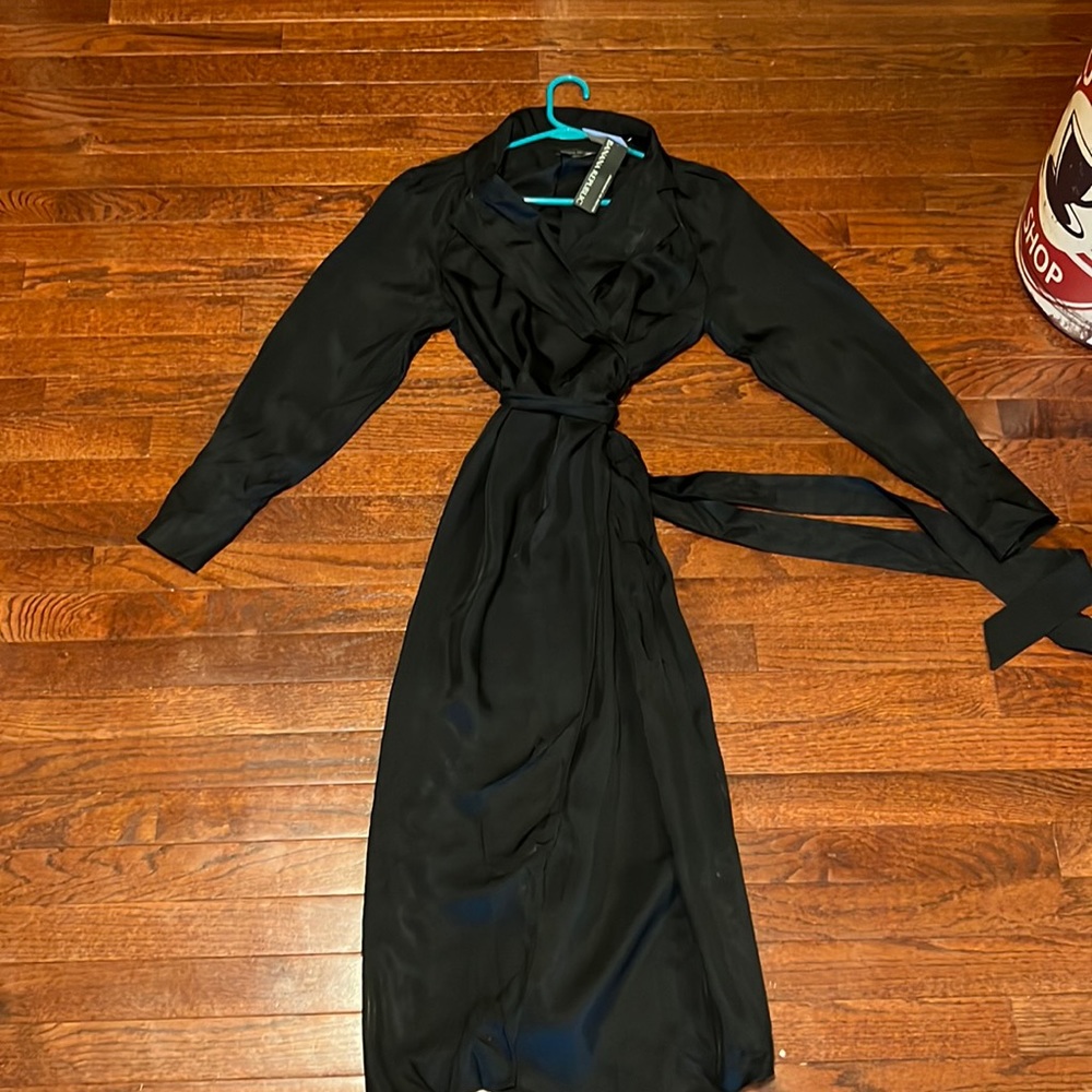 NWT Banana Republic Black Blazer Wrap Dress
